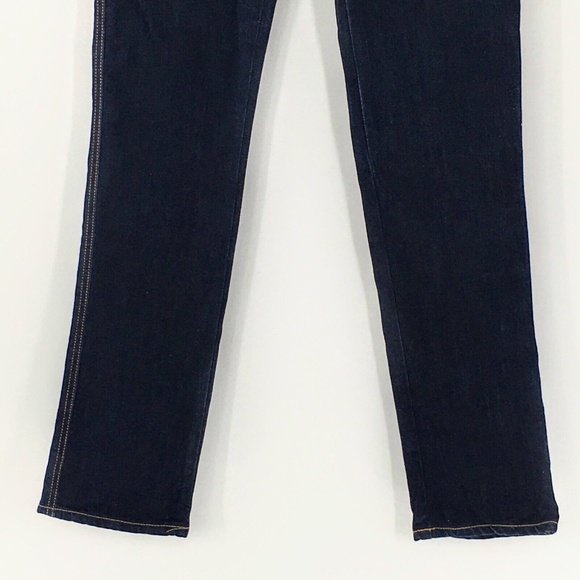 Nudie Jeans Mens Blue Slim Jim Dry Organic Ecru Embo Denim Made in Italy 30 x 33 - Picture 7 of 15